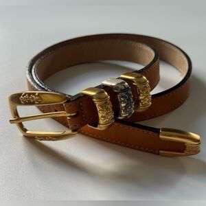Streets Ahead Tan Leather Belt